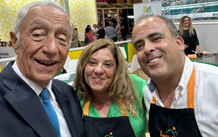 Lactifeita com o presidente Marcelo Rebelo de Sousa